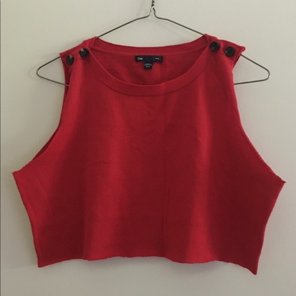 GAP Cropped Sweater Top - Picture 1 of 2